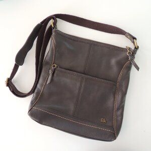 The SAK Ventura Chocolate Brown Leather Cross Body Bag